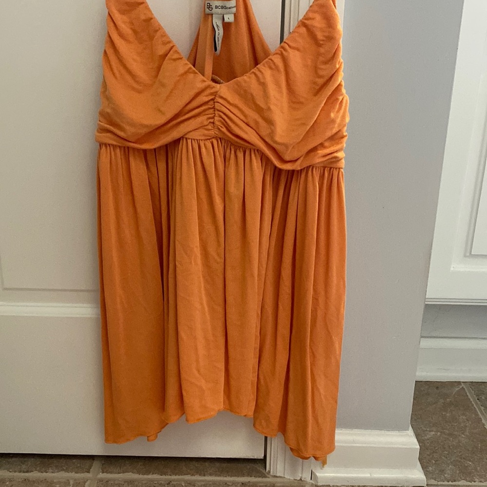 Bcbgeneration orange flowy tank